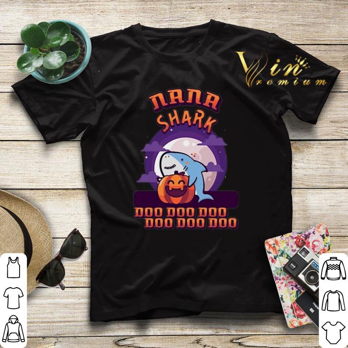 Pumpkin Halloween Nana shark doo doo doo shirt Pumpkin Halloween Nana shark doo doo doo shirt 4 - Pumpkin Halloween Nana shark doo doo doo shirt