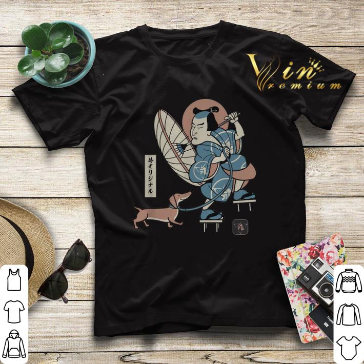 Samurai Dachshund Walking shirt sweater Samurai Dachshund Walking shirt sweater 4 - Samurai Dachshund Walking shirt sweater