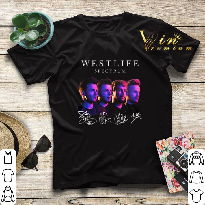 Signatures Westlife Spectrum Artists Smooth shirt 4 - Signatures Westlife Spectrum Artists Smooth shirt