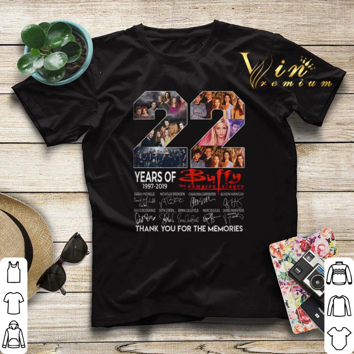 Thank you for the memories 22 years of Buffy The Vampire Slayer shirt 4 - Thank you for the memories 22 years of Buffy The Vampire Slayer shirt