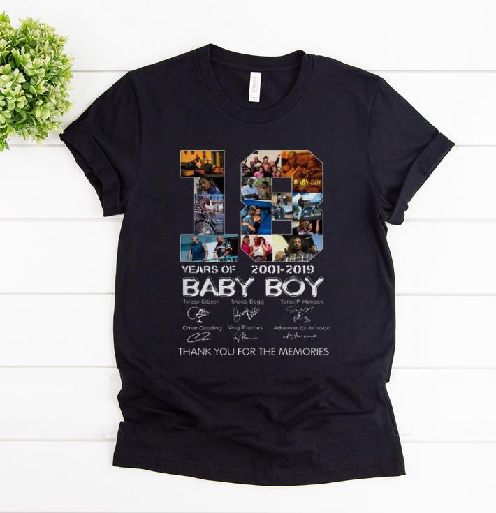Top Baby Boy 18 Years of 2001 2019 thank you for the memories shirt 1 - Top Baby Boy 18 Years of 2001 2019 thank you for the memories shirt