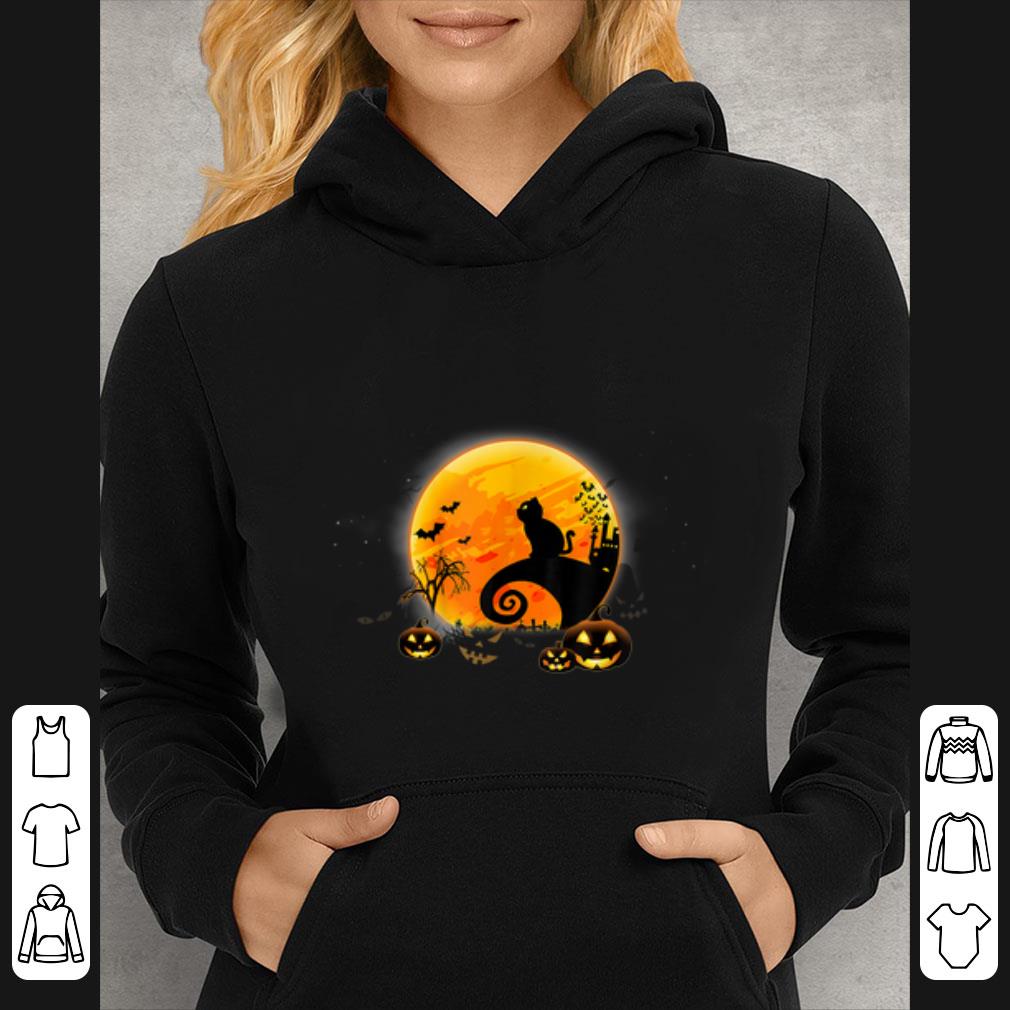 Top Black Cat Pumpkin Moon Nightmare Before Christmas shirt 4 - Top Black Cat Pumpkin Moon Nightmare Before Christmas shirt