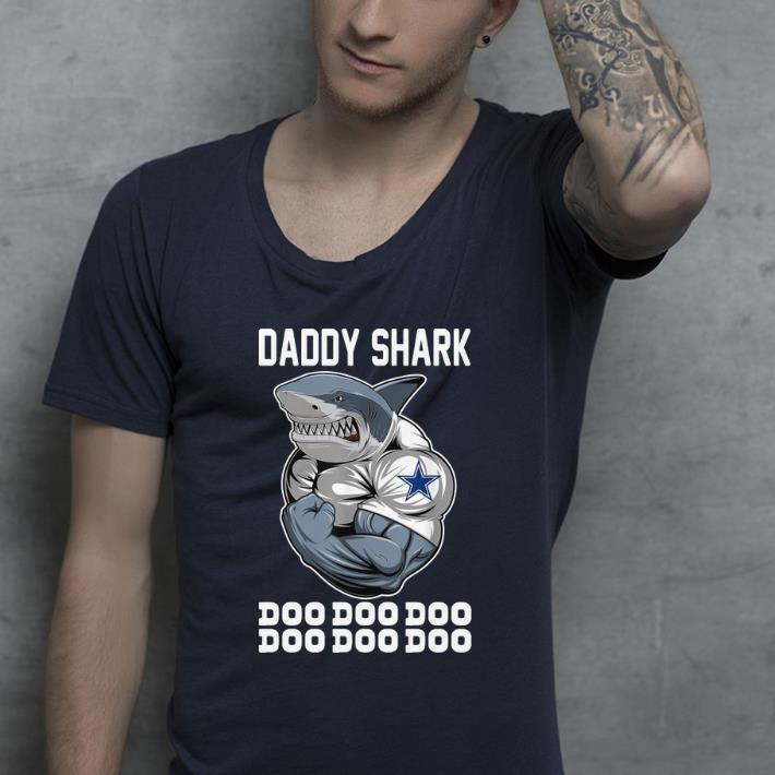 Top Daddy Shark Doo Doo Doo Dallas Cowboys shirt 4 - Top Daddy Shark Doo Doo Doo Dallas Cowboys shirt