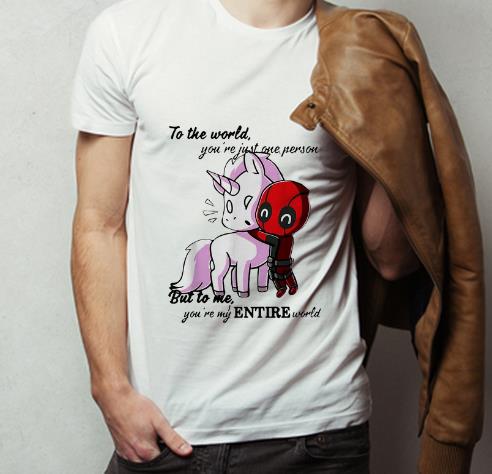 Top Deadpool And Unicorn To Me You re My Entire World shirt 4 - Top Deadpool And Unicorn To Me You’re My Entire World shirt
