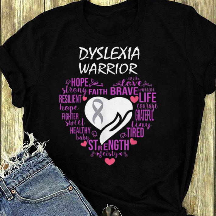 Top Dyslexia Warrior Inspirational Awareness Supportive shirt 4 - Top Dyslexia Warrior Inspirational Awareness Supportive shirt