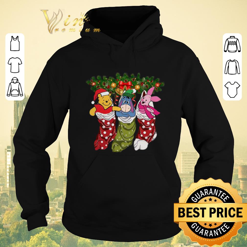 Top Pooh Eeyore Piglet Christmas socks shirt sweater 4 - Top Pooh Eeyore Piglet Christmas socks shirt sweater