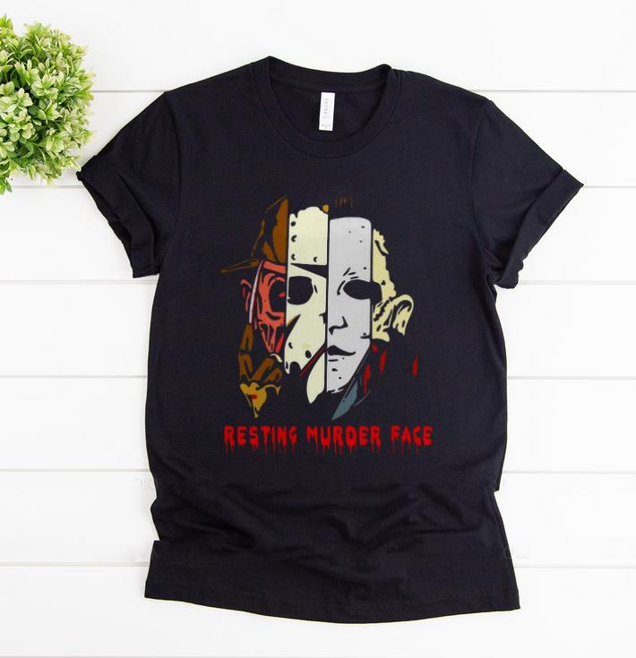 Top Resting Murder Face Halloween shirt 1 - Top Resting Murder Face Halloween shirt