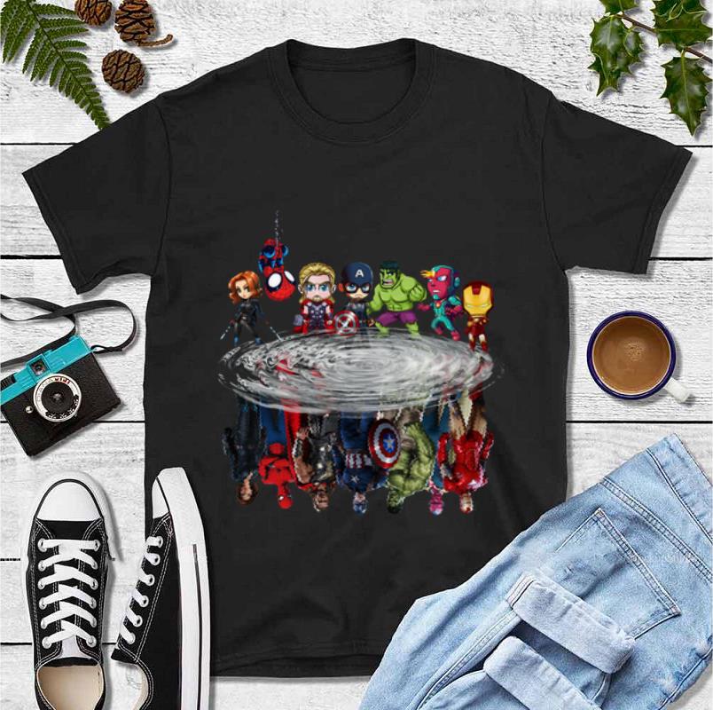 Top The Avengers Chibi Water Reflection shirt 4 1 - Top The Avengers Chibi Water Reflection shirt