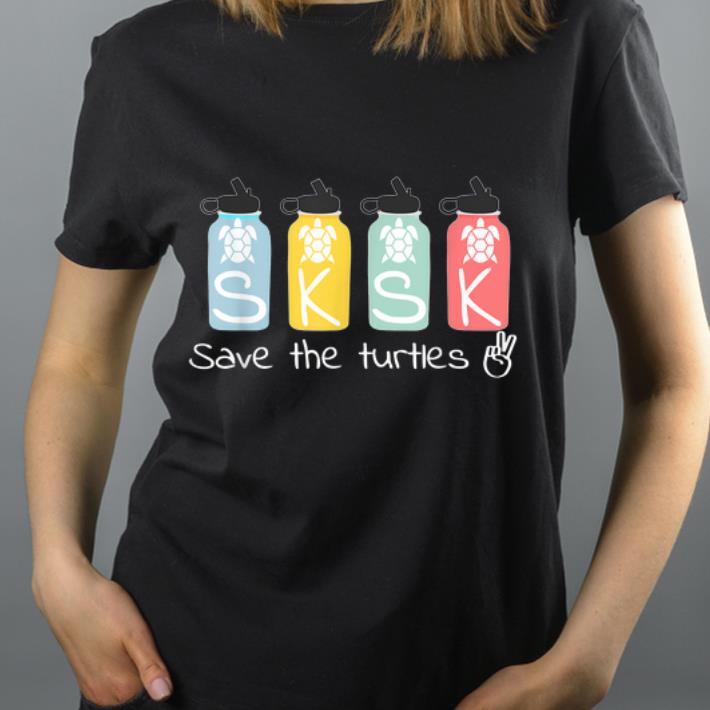 Top Water Bottle Sksksk Save The Turtles shirt 4 - Top Water Bottle Sksksk Save The Turtles shirt