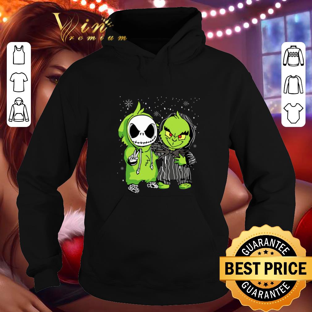 Awesome Baby Jack Skellington and Grinch Christmas shirt 4 - Awesome Baby Jack Skellington and Grinch Christmas shirt