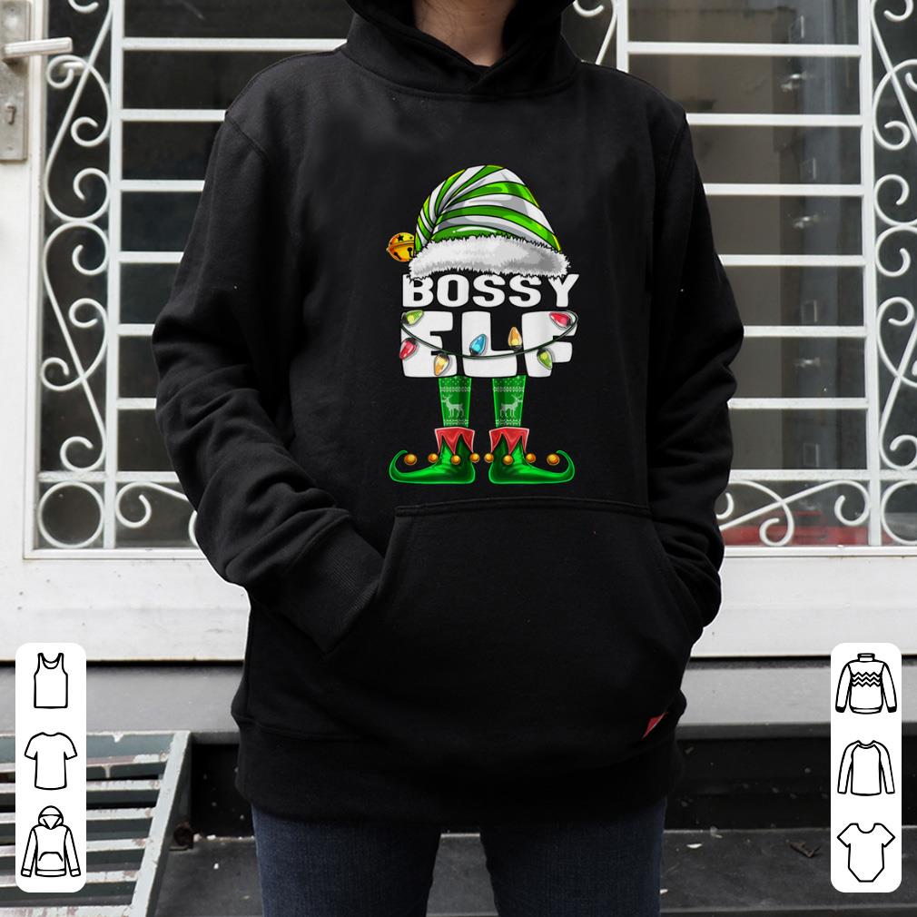 Awesome Bossy Elf Matching Family Christmas Elf Costume Gift Women shirt 4 - Awesome Bossy Elf Matching Family Christmas Elf Costume Gift Women shirt