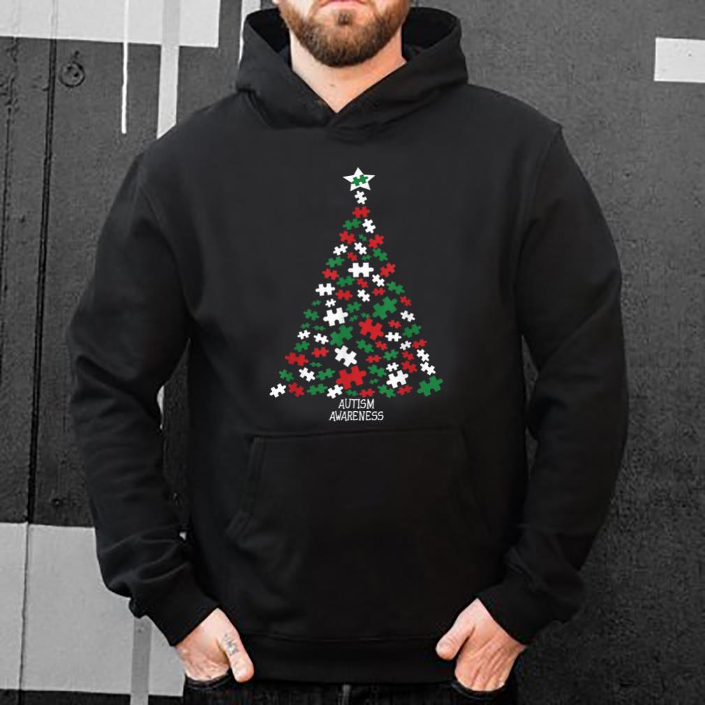 Awesome Christmas Autism Awareness Christmas tree shirt 4 - Awesome Christmas Autism Awareness Christmas tree shirt