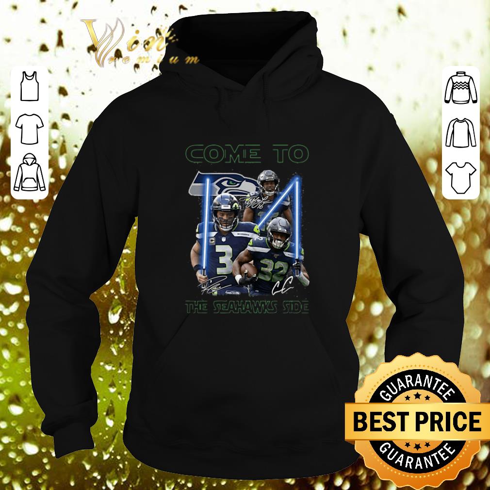 Awesome Come To The Seattle Seahawks Side Star Wars Signatures shirt 4 - Awesome Come To The Seattle Seahawks Side Star Wars Signatures shirt