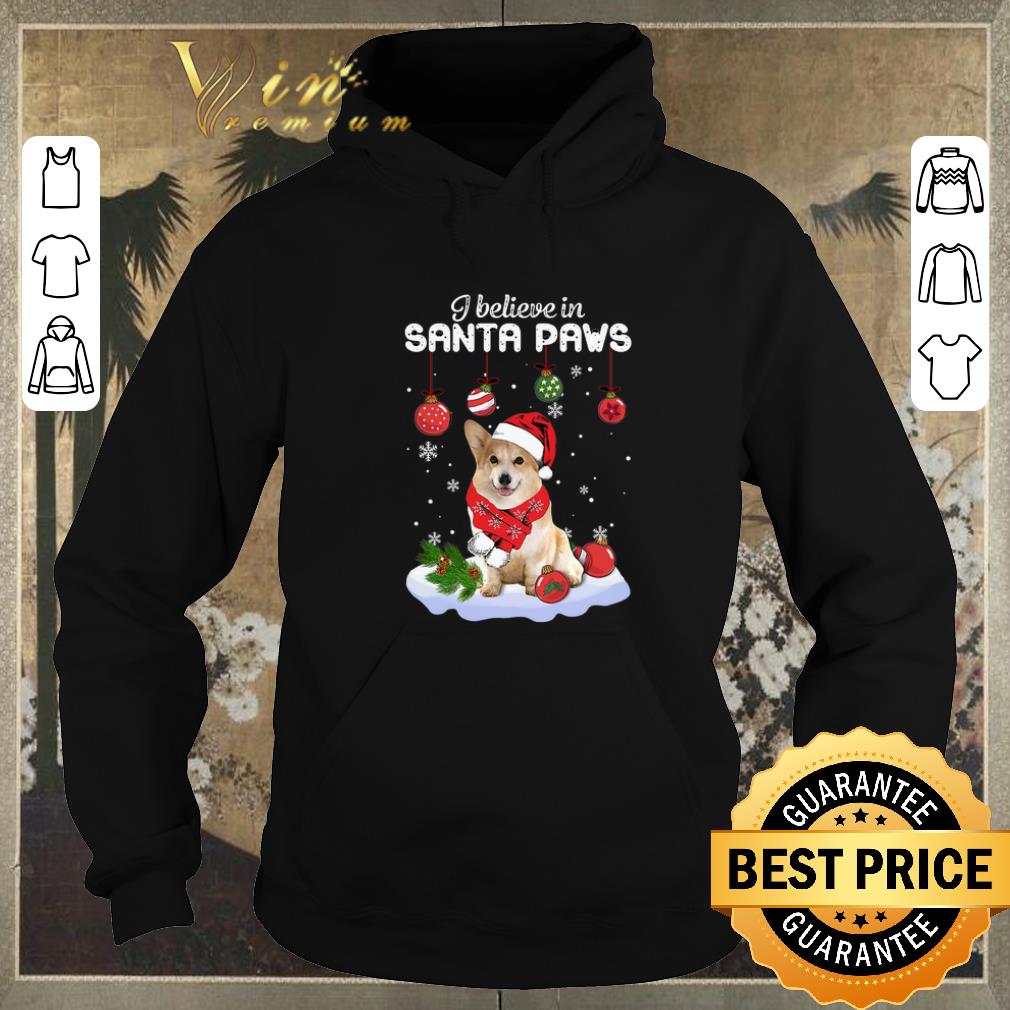 Awesome Corgi I believe in Santa Paws Christmas shirt sweater Awesome Corgi I believe in Santa Paws Christmas shirt sweater 4 - Awesome Corgi I believe in Santa Paws Christmas shirt sweater