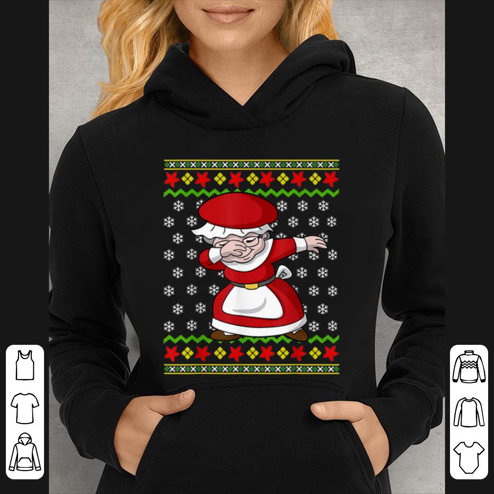 Awesome Dabbing Mrs Claus Ugly Christmas Pattern Girl Women Gift shirt 4 - Awesome Dabbing Mrs Claus Ugly Christmas Pattern Girl Women Gift shirt