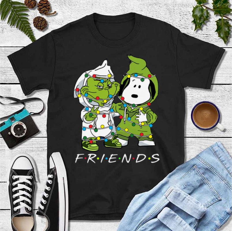 Awesome Friends Grinch And Snoopy Christmas Light shirt 4 - Awesome Friends Grinch And Snoopy Christmas Light shirt