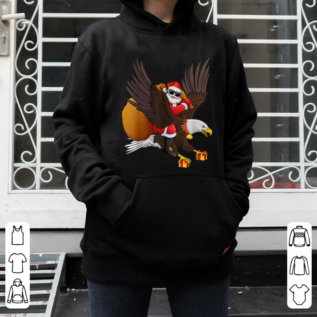 Awesome Funny Santa Claus Riding Eagle Christmas Gifts Boys Men Xmas shirt 4 - Awesome Funny Santa Claus Riding Eagle Christmas Gifts Boys Men Xmas shirt