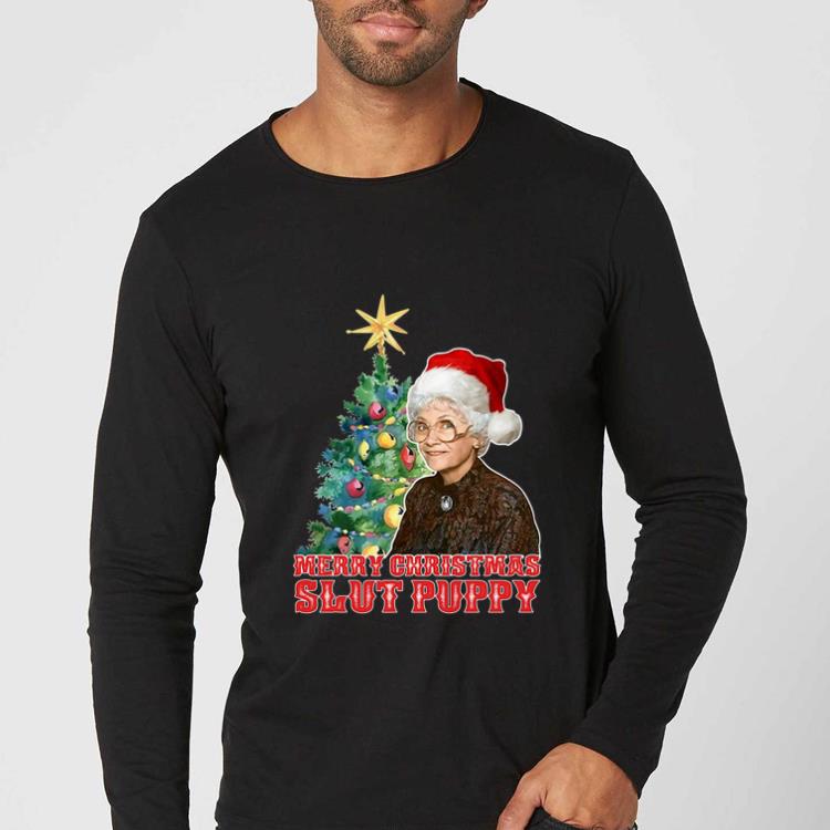 Awesome Golden girls Sophia Petrillo Merry Christmas slut puppy Xmas shirt 4 - Awesome Golden girls Sophia Petrillo Merry Christmas slut puppy Xmas shirt