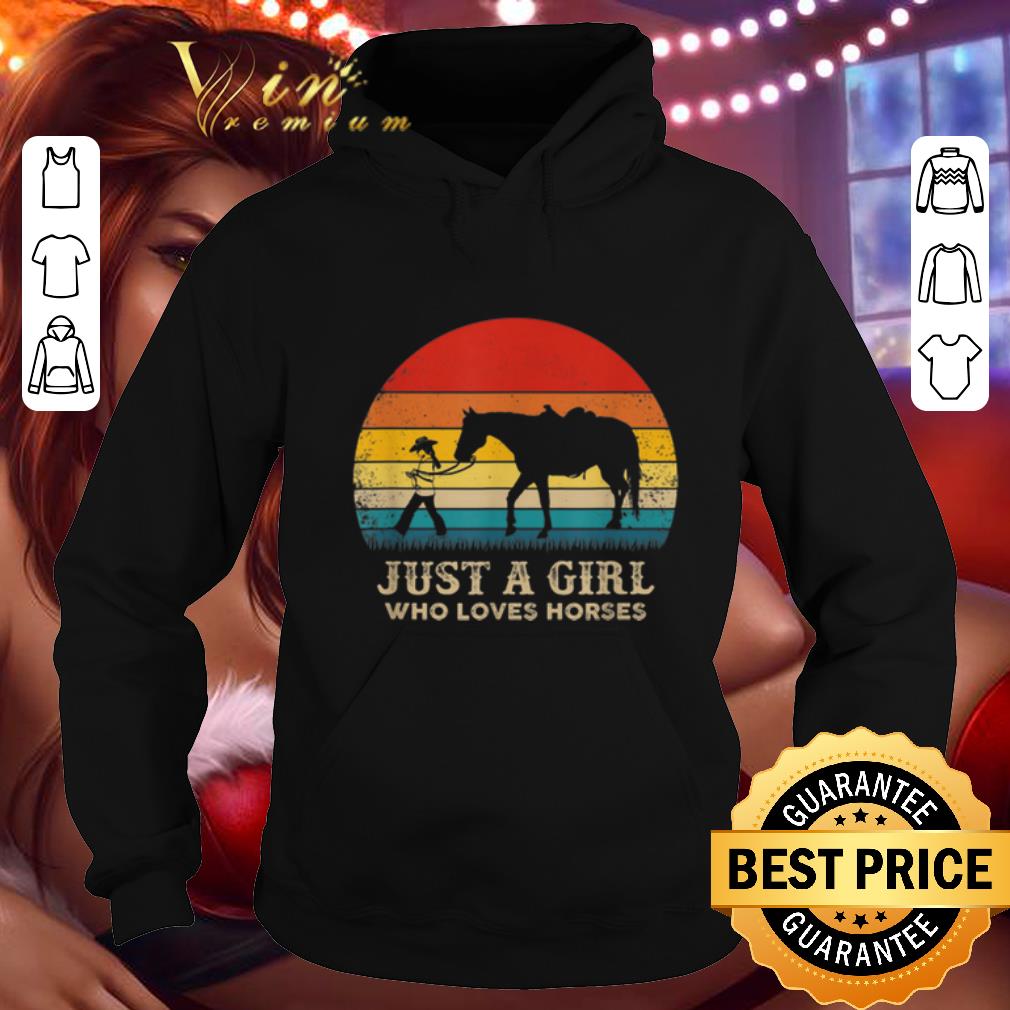 Awesome Just a girl who love horses vintage shirt Awesome Just a girl who love horses vintage shirt 4 - Awesome Just a girl who love horses vintage shirt