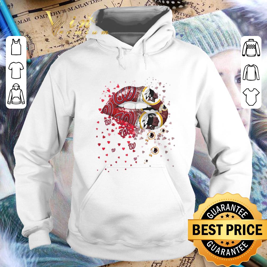 Awesome Lips Washington Nationals Washington Redskins shirt 4 - Awesome Lips Washington Nationals Washington Redskins shirt