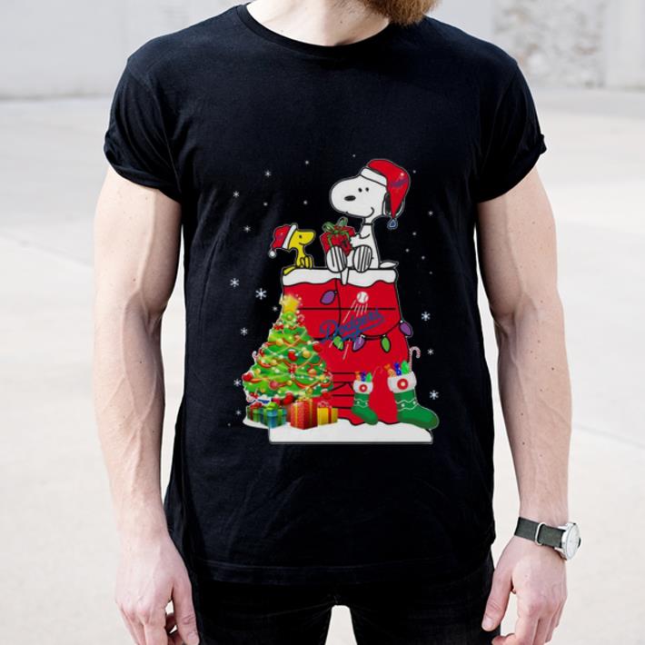 Awesome Los Angeles Dodgers Snoopy And Woodstock Christmas shirt 4 - Awesome Los Angeles Dodgers Snoopy And Woodstock Christmas shirt