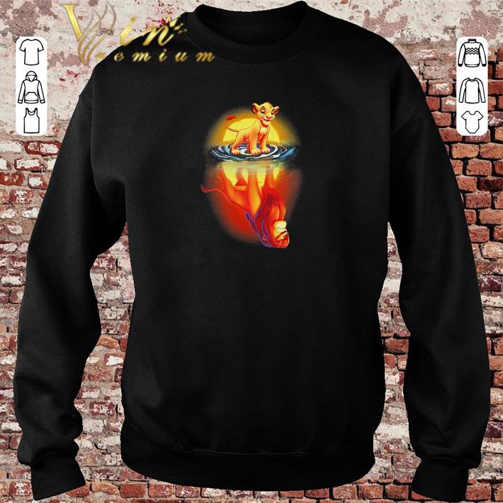 Awesome Mufasa In Simba s Reflection Lion King shirt sweater 2019 4 - Awesome Mufasa In Simba’s Reflection Lion King shirt sweater 2019