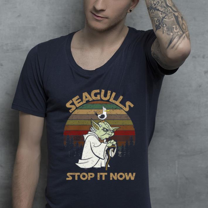 Awesome Vintage Yoda Seagulls Stop It Now shirt 4 - Awesome Vintage Yoda Seagulls Stop It Now shirt