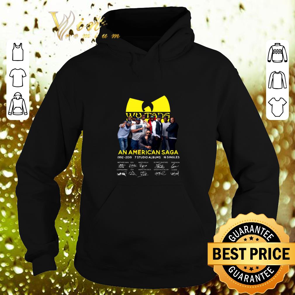 Awesome Wu Tang Clan An American Saga 1992 2019 signatures shirt 4 - Awesome Wu Tang Clan An American Saga 1992-2019 signatures shirt