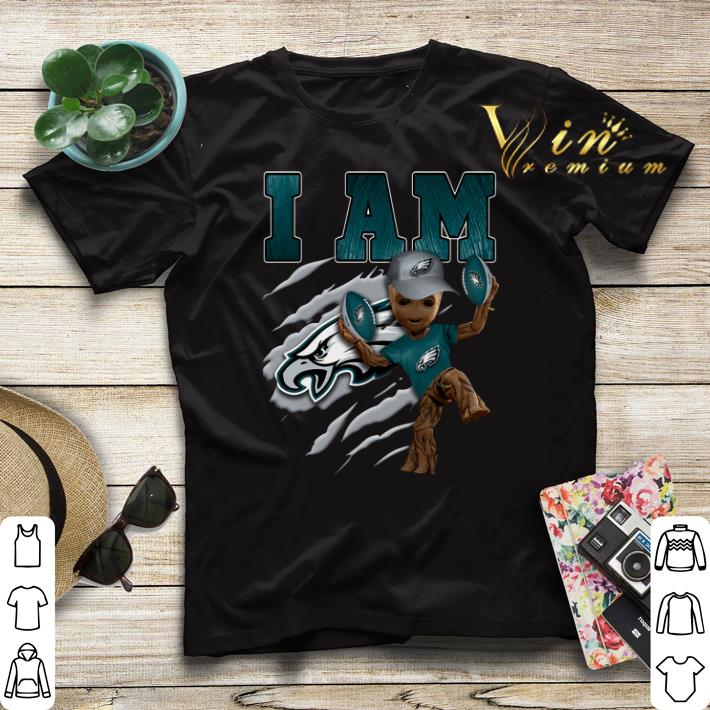 Baby Groot i am Philadelphia Eagles shirt sweater 4 - Baby Groot i am Philadelphia Eagles shirt sweater