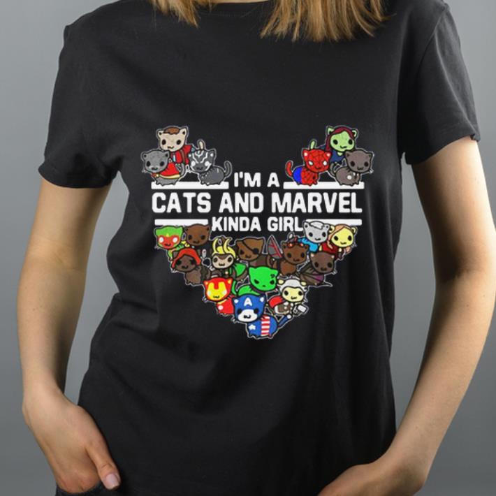 Beautiful I m A Cats And Marvel Kinda Girl Marvel Avengers Endgame shirt 4 - Beautiful I'm A Cats And Marvel Kinda Girl Marvel Avengers Endgame shirt