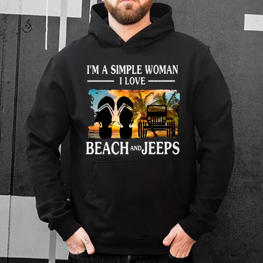 Beautiful I m A Simple Woman I Love Beach And Jeep Flip Flop shirt 4 - Beautiful I’m A Simple Woman I Love Beach And Jeep Flip Flop shirt