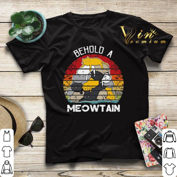 Behold a meowtain vintage shirt 4 - Behold a meowtain vintage shirt