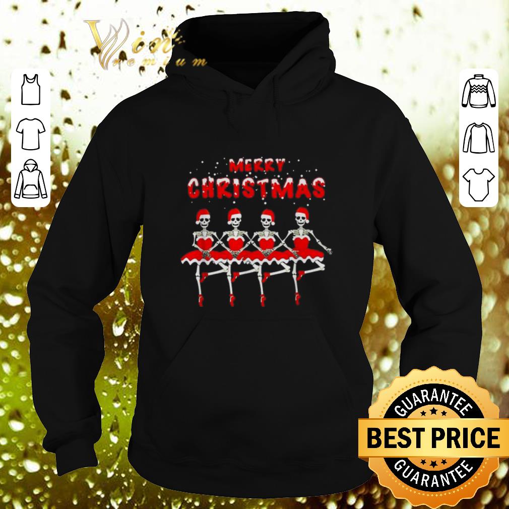 Best Ballet skeletons Merry Christmas shirt 4 - Best Ballet skeletons Merry Christmas shirt