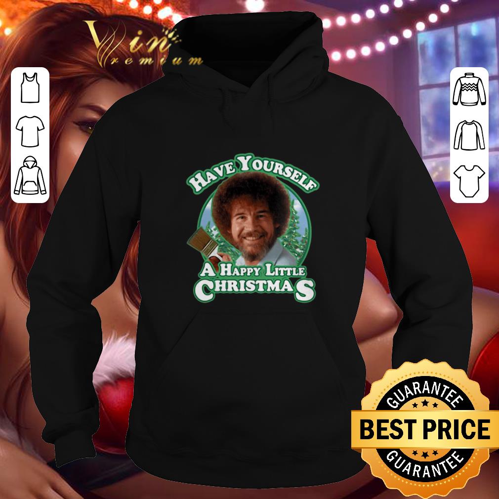 Best Bob Ross Have yourself a happy little Christmas shirt 4 - Best Bob Ross Have yourself a happy little Christmas shirt