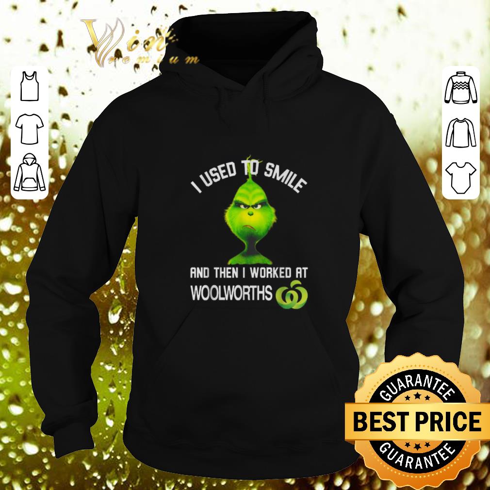 Best Grinch i used to smile and then i worked at Woolworths shirt 4 - Best Grinch i used to smile and then i worked at Woolworths shirt