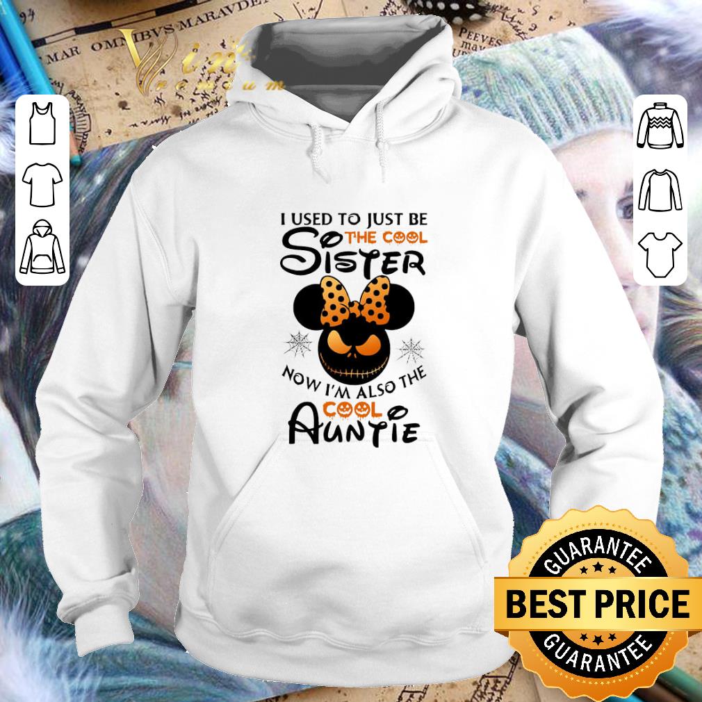 Best Minnie Jack Skellington I used to just be the cool sister now shirt 4 - Best Minnie Jack Skellington I used to just be the cool sister now shirt
