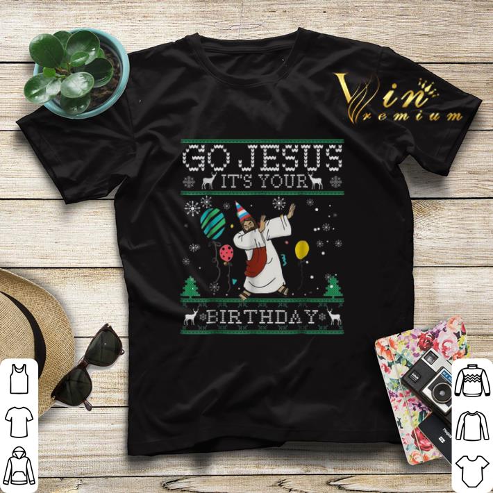 Dabbing Go Jesus It's Your Birthday ugly Christmas shirt sweater Dabbing Go Jesus It s Your Birthday ugly Christmas shirt sweater 4 - Dabbing Go Jesus It's Your Birthday ugly Christmas shirt sweater