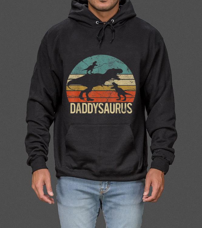 Daddy Dinosaur Daddysaurus 2 Two kids christmas Gift For Dad sweater 4 - Daddy Dinosaur Daddysaurus 2 Two kids christmas Gift For Dad sweater