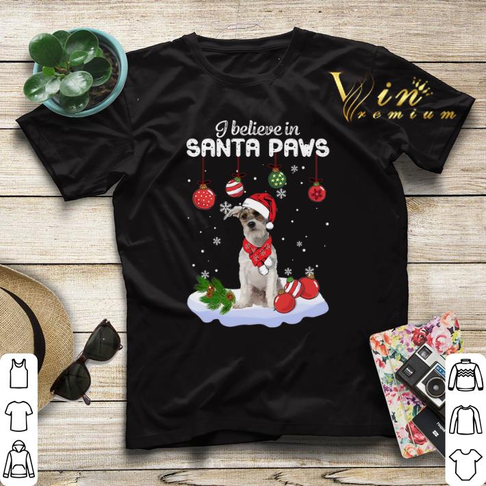 Fox Terrier i believe in Santa paws Christmas shirt sweater Fox Terrier i believe in Santa paws Christmas shirt sweater 4 - Fox Terrier i believe in Santa paws Christmas shirt sweater