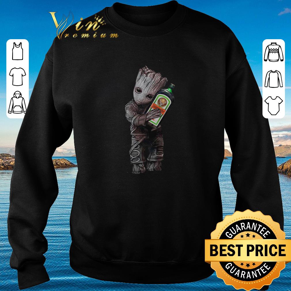 Funny Baby Groot hug Jagermeister shirt sweater 4 - Funny Baby Groot hug Jagermeister shirt sweater