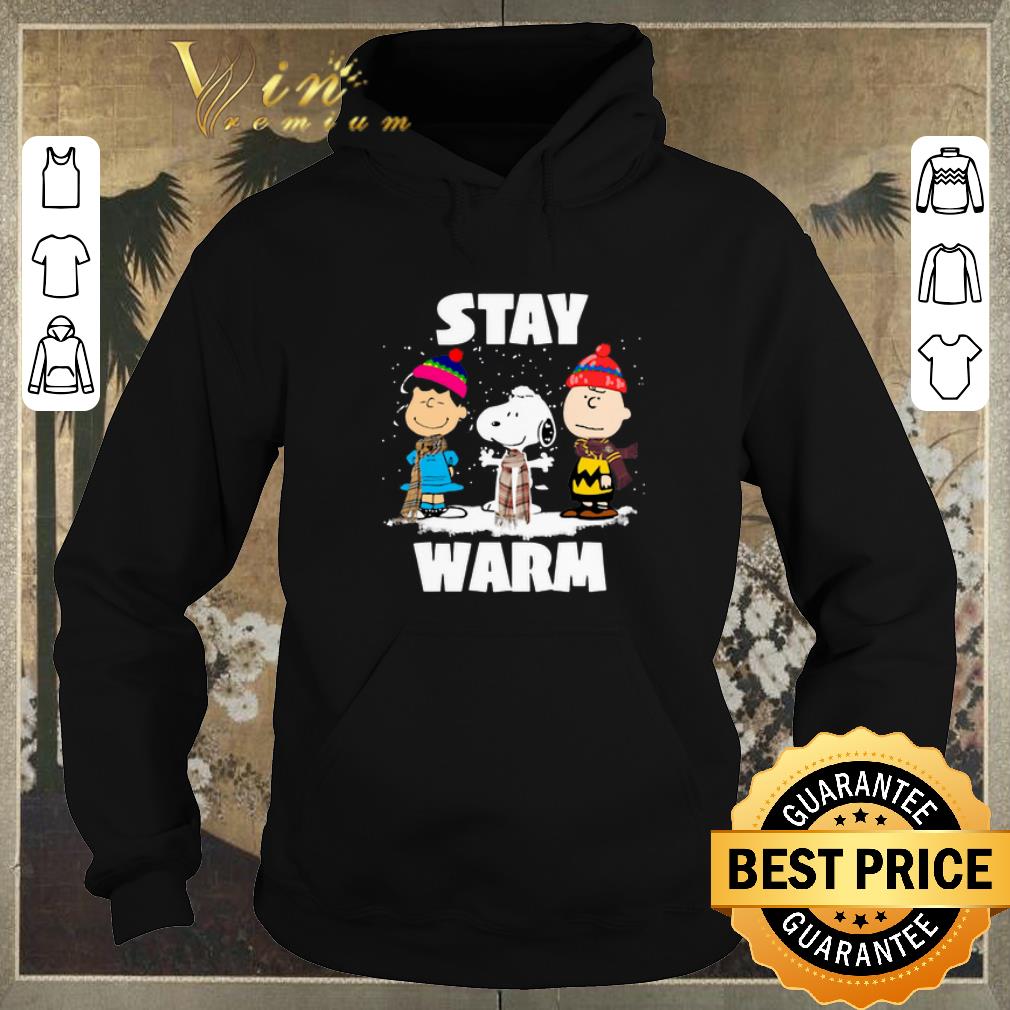 Funny Christmas Stay Warm Peanuts characters shirt 4 - Funny Christmas Stay Warm Peanuts characters shirt