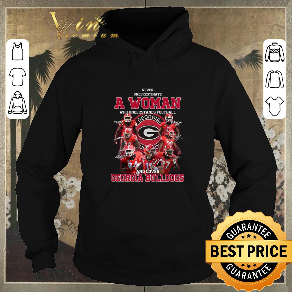 Funny Never underestimate a woman who understands Georgia Bulldogs shirt sweater Funny Never underestimate a woman who understands Georgia Bulldogs shirt sweater 4 - Funny Never underestimate a woman who understands Georgia Bulldogs shirt sweater