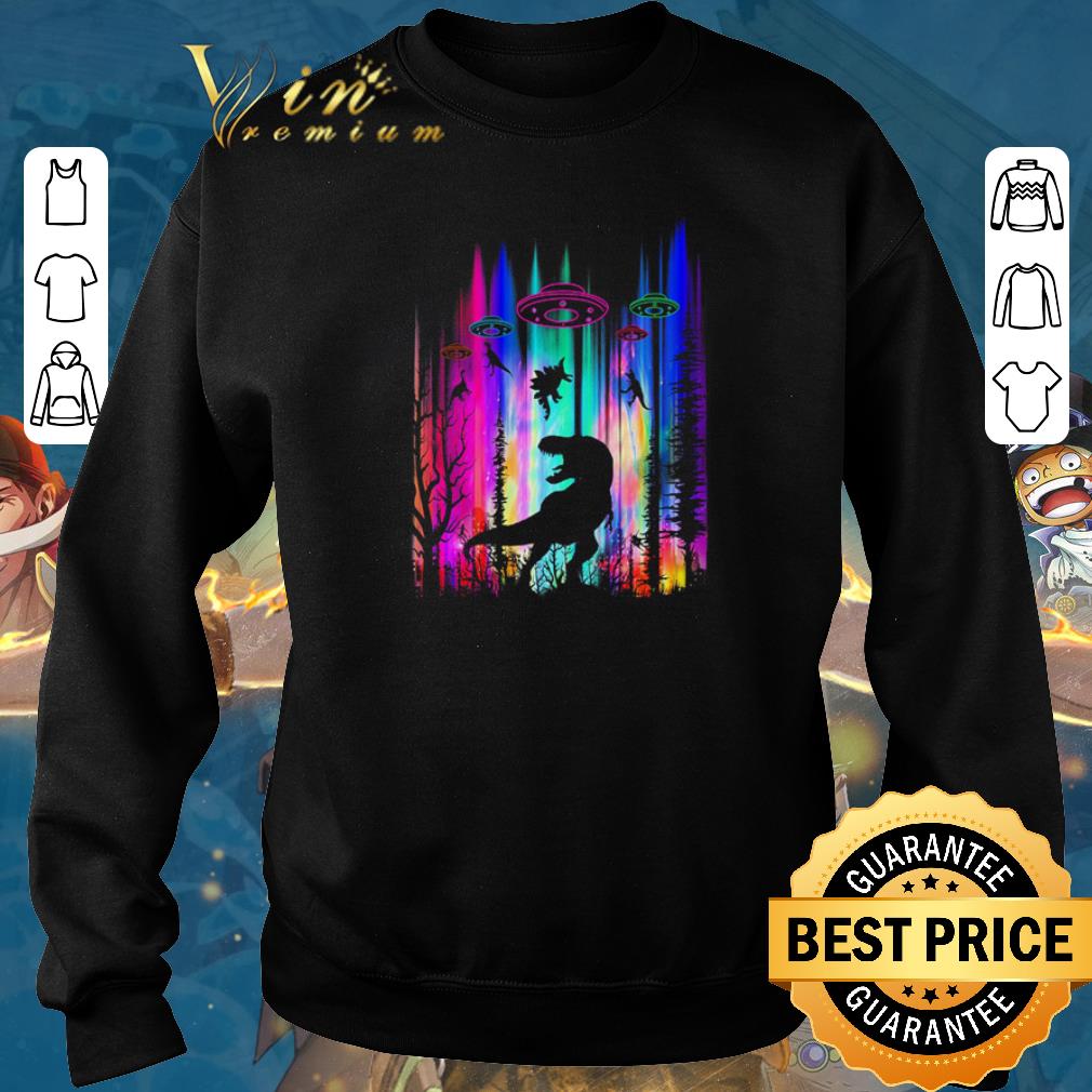 Funny T Rex Dinosaur UFO Abduction shirt sweater 2019 4 - Funny T-Rex Dinosaur UFO Abduction shirt sweater 2019
