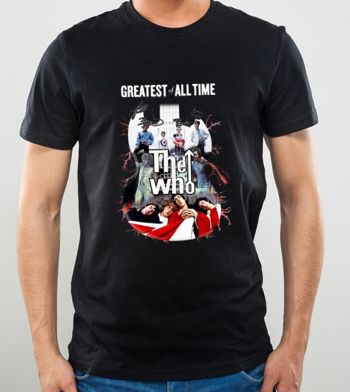 Great Greatest all time The Who guitar signatures shirt 4 - Great Greatest all time The Who guitar signatures shirt