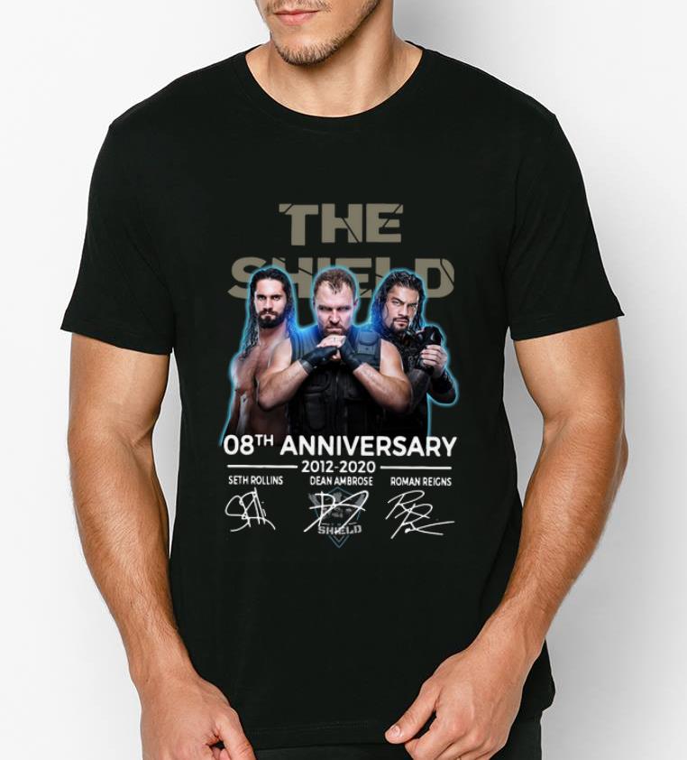 Great The Shield 08th Anniversary 2012 2020 Signatures shirt 4 - Great The Shield 08th Anniversary 2012-2020 Signatures shirt