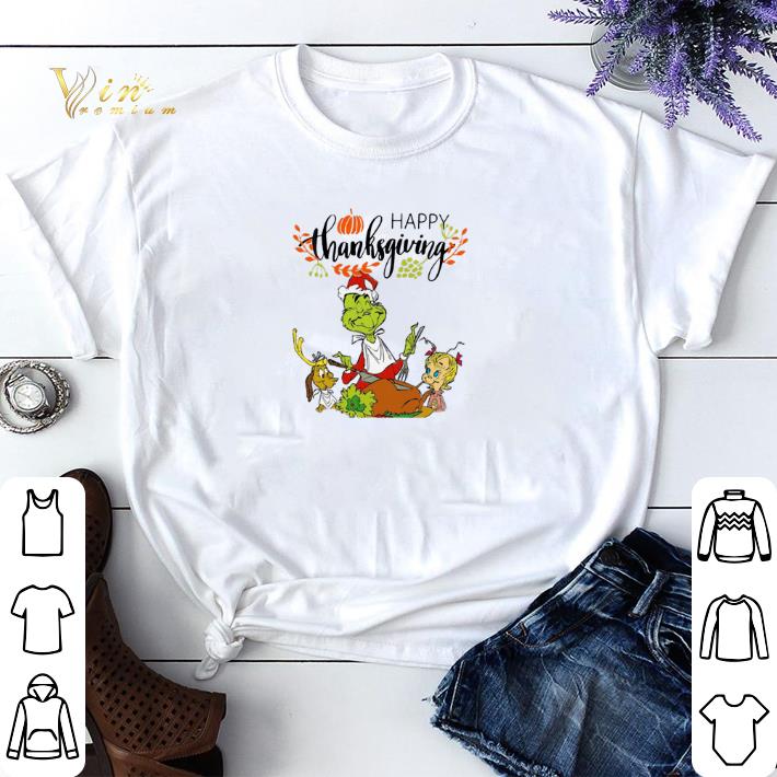 Happy Thanksgiving The Grinch Characters shirt 1 - Happy Thanksgiving The Grinch Characters shirt