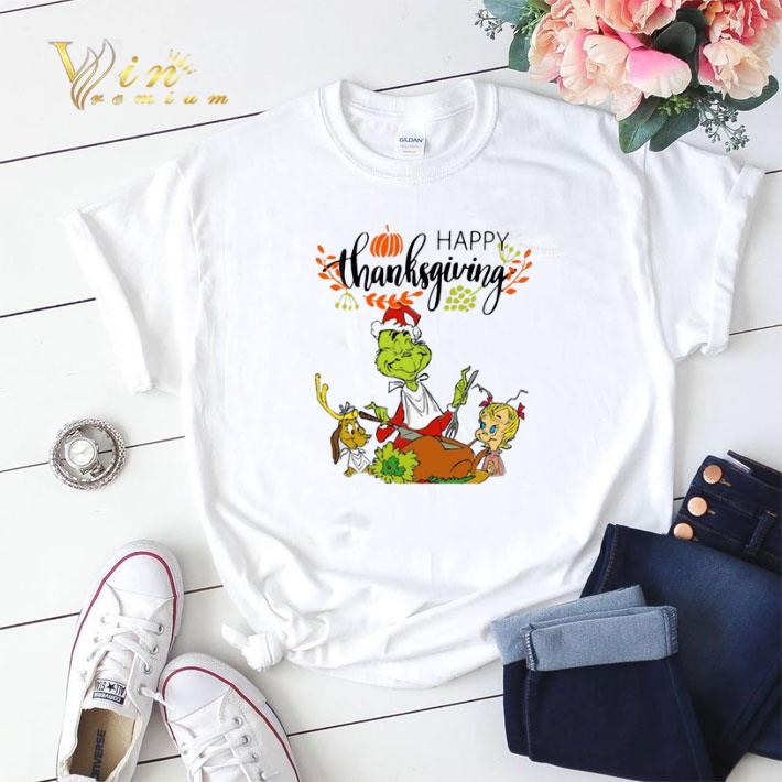 Happy Thanksgiving The Grinch Characters shirt 2 - Happy Thanksgiving The Grinch Characters shirt