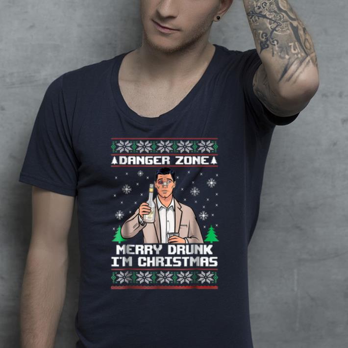 Hot A Danger Zone Merry Drunk I m Christmas Ugly Christmas shirt 4 - Hot A Danger Zone Merry Drunk I'm Christmas Ugly Christmas shirt