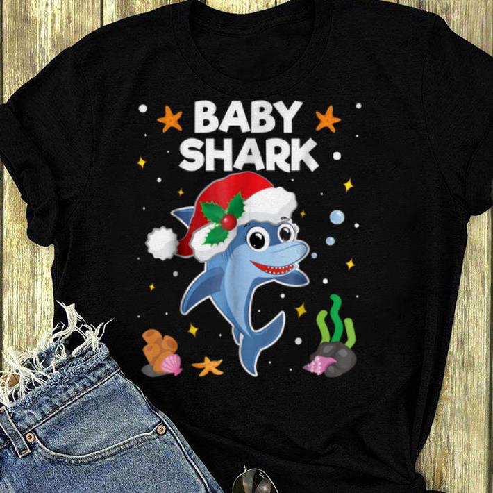 Hot Baby Shark Santa Christmas For Girls Boys Kids shirt 4 - Hot Baby Shark Santa Christmas For Girls Boys Kids shirt