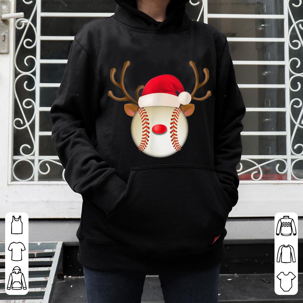 Hot Christmas Baseball Reindeer Baseball shirt 4 - Hot Christmas Baseball, Reindeer Baseball shirt